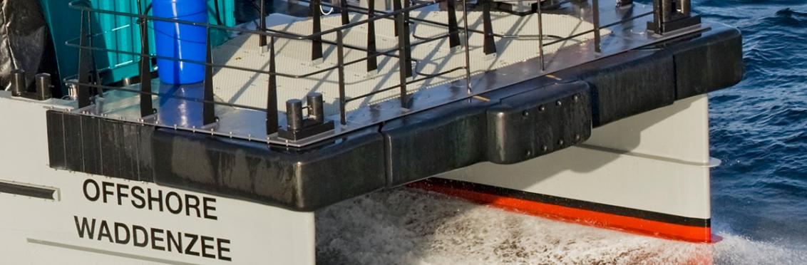 Op maat gemaakt, geoptimaliseerd fender systeem voor Offshore Wielingen/Offshore Waddenzee