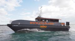 Fender System für CTruk - CWhisper SWATH / Wind farm support