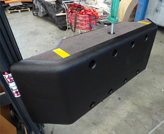 Maatwerk fender systeem voor project Offshore Waddenzee. 