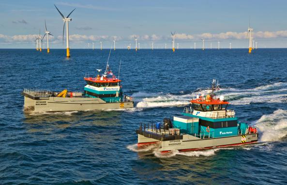Op maat gemaakt, geoptimaliseerd fender systeem voor Offshore Wielingen/Offshore Waddenzee