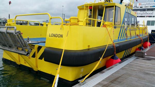 Geoptimaliseerd fender systeem, op maat gemaakt voor de MPV 17- SC Agate (Sima Charters),