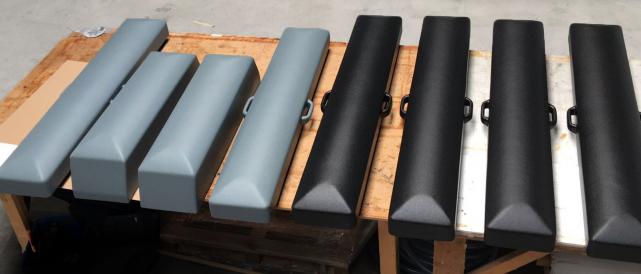 Customised tender fenders for Layline tender 6711.